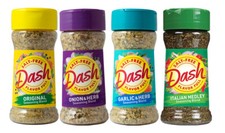 Mrs. Dash Salt Free Seasoning Blends 4 Pack - Original, Onion, Garlic, Italian