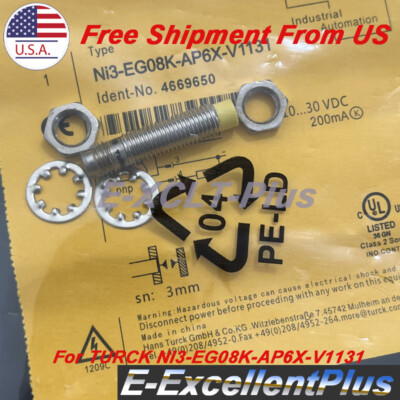 New 10-30VDC 200mA 3mm For TURCK NI3-EG08K-AP6X-V1131 Proximity Sensor Switch