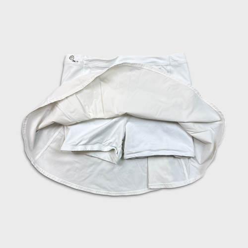 Lululemon Hot Hitter Skirt Womens Size 4 White Athletic Sportswear Run Tennis - Picture 4 of 9