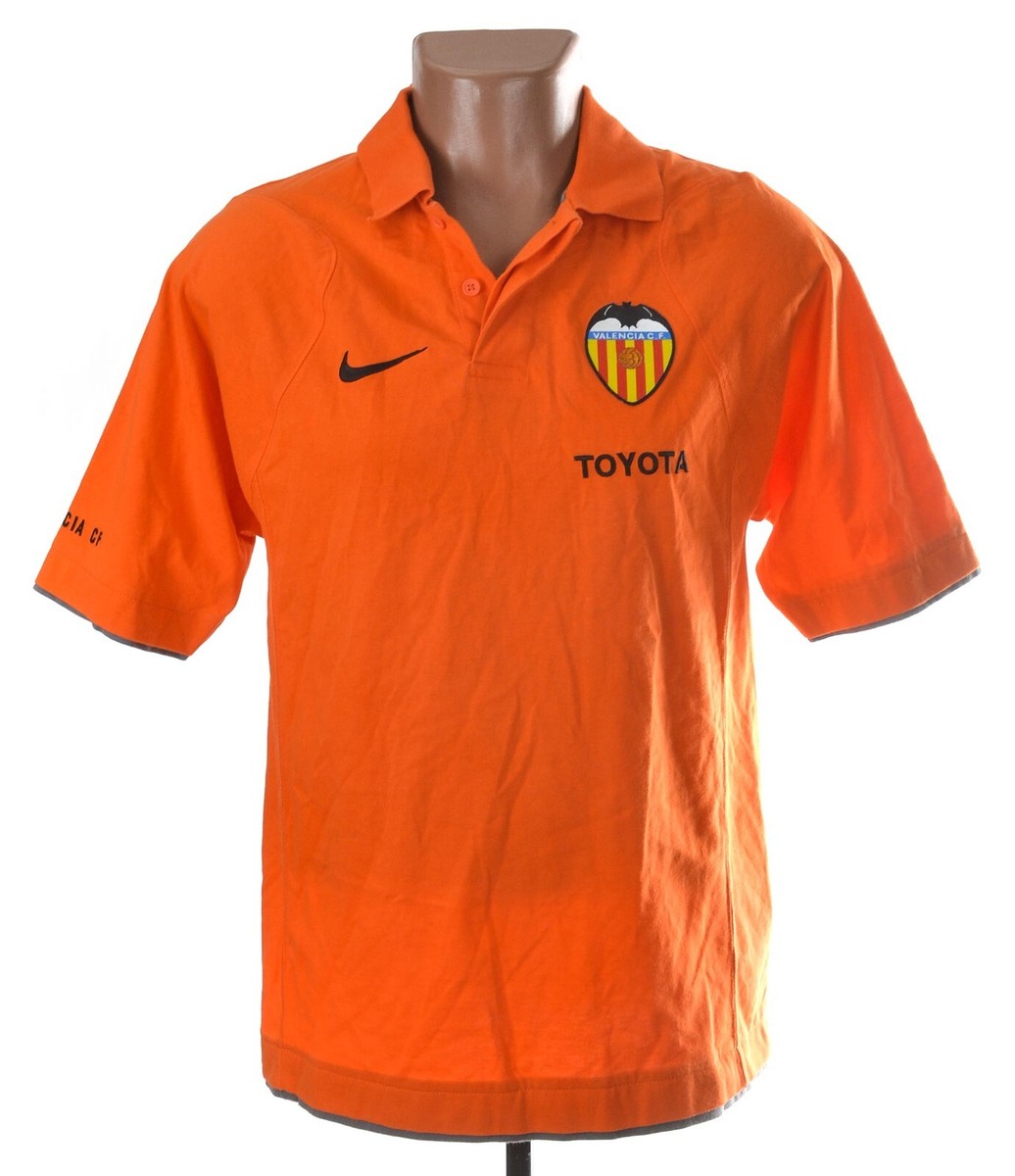 VALENCIA SPAIN 2006/2007 FOOTBALL POLO SHIRT JERSEY NIKE SIZE S