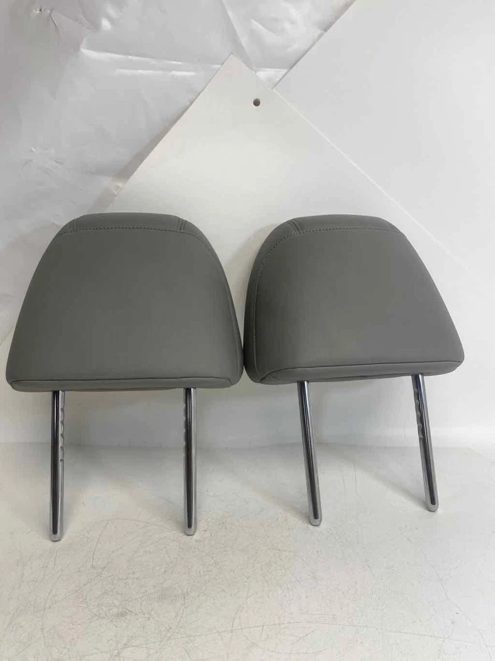 Juego de 2 reposacabezas delanteros diestro + derecho cuero gris se adapta a ACURA RLX 2014-2017 Foto 4 de 4