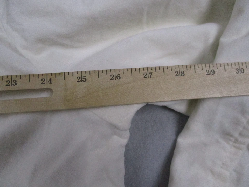 Talbots Jacket Womens 22 22W Ivory Velvet Lined Utility Military Chore Barn - Image 4 of 4