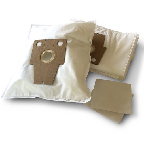 10 vacuum cleaner bags for Bosch Ergomaxx BSG 81261, + 2 filters
