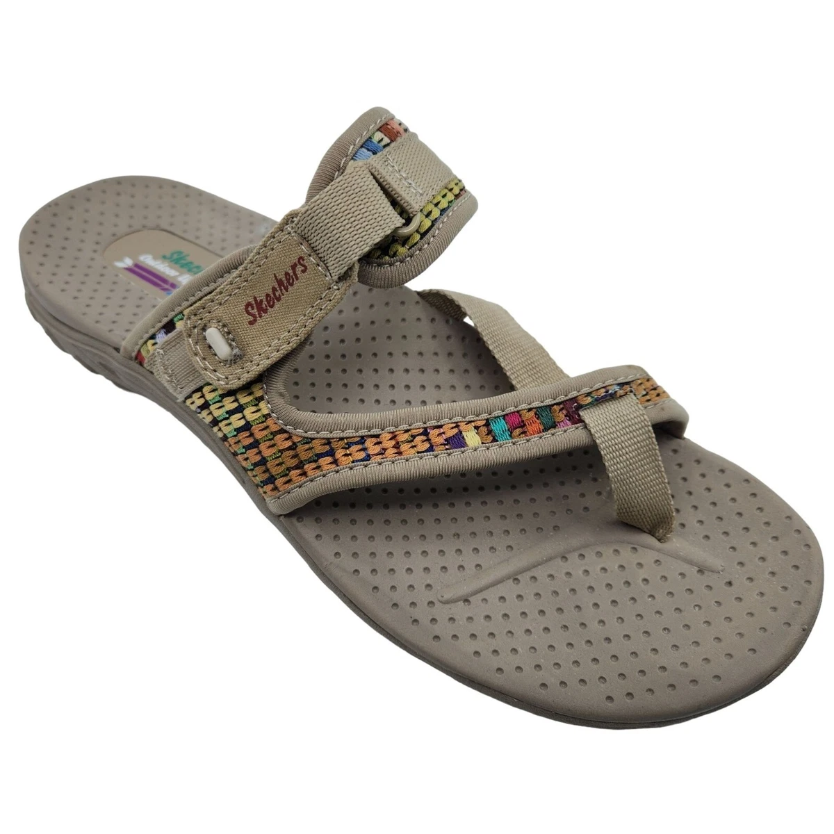 medarbejder høj Betaling Skechers Women&#039;s Reggae Mad Swag Dark Beige Flip Flops Thong Sandals  Size 11 | eBay