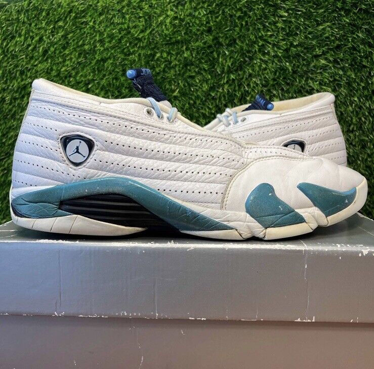 1999 Air Jordan 14 XIV OG Low Columbia White Size 14 1999 Air Jordan 14 XIV OG Low Columbia White Size 14