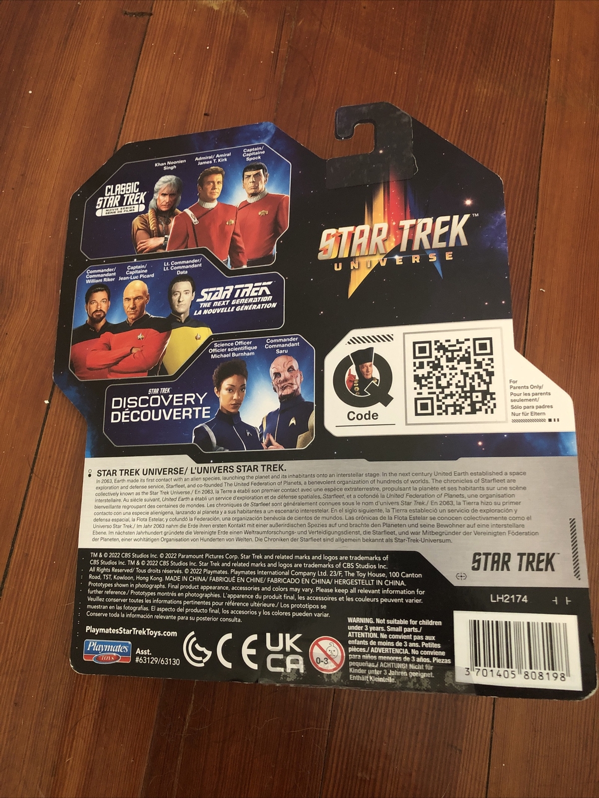 Star Trek Universe Commander William Riker Action Figure 2022 - New