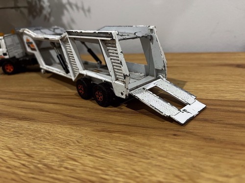 Matchbox K-10 CAR TRANSPORTER 10.4” Carrier Truck Lorry Model 1985 LEYLAND Rare - Picture 9 of 14