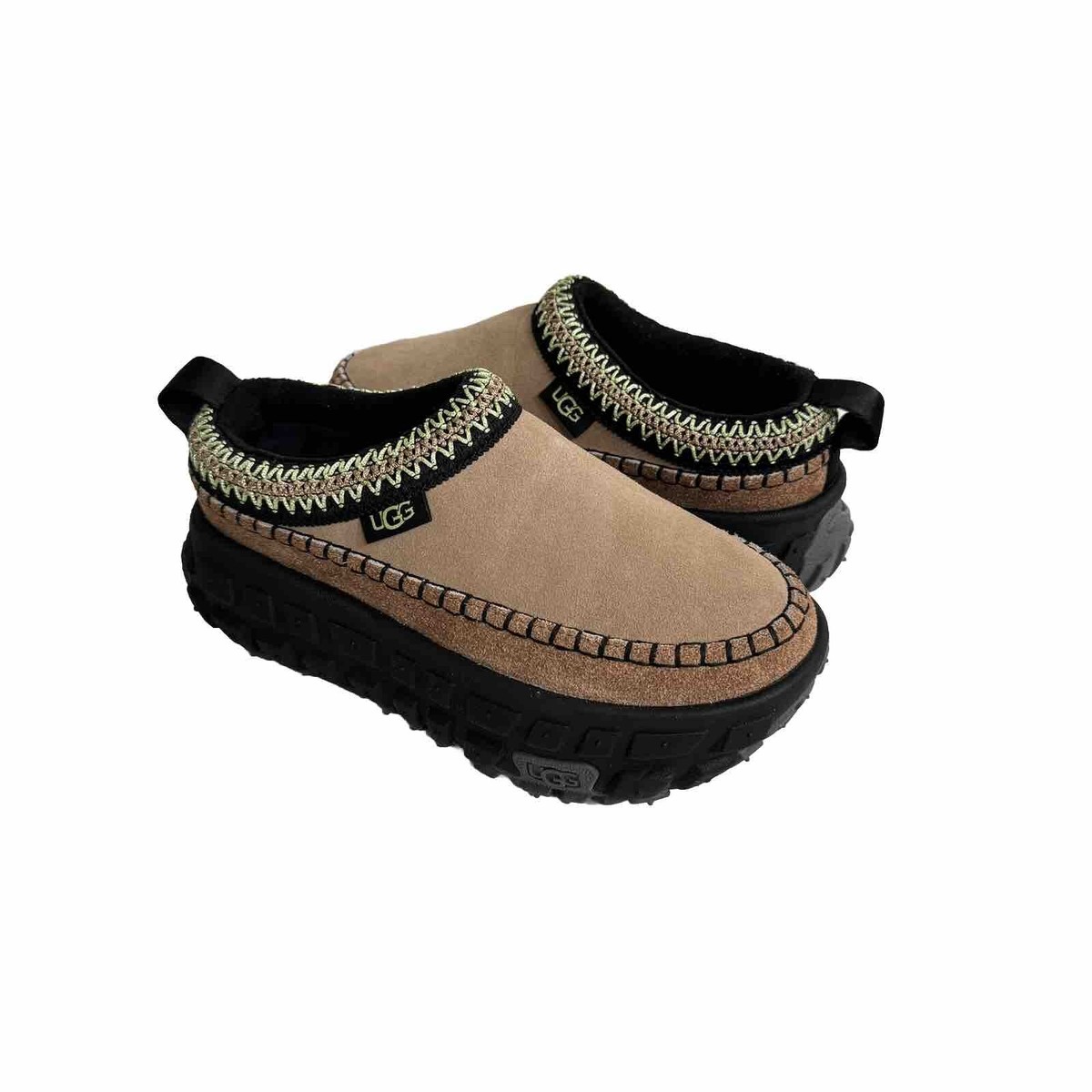 UGG ALL GENDER VENTURE DAZE SAND / BLACK SHOE MEN US 8 UGG ALL GENDER VENTURE DAZE SAND / BLACK SHOE MEN US 8