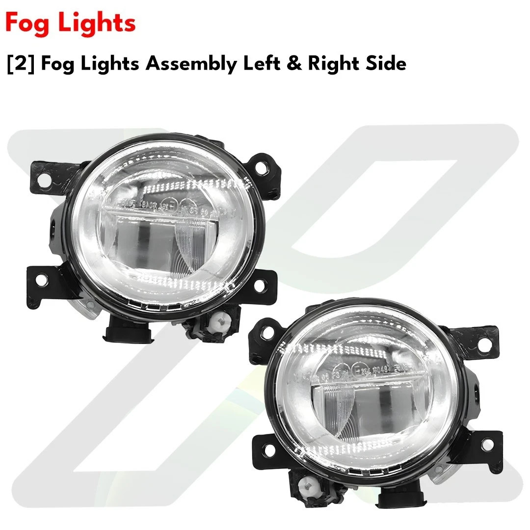 Front Bumper Cover Primed Plastic & Grille Assembly For 2016-2020 Infiniti QX60 thumbnail 9