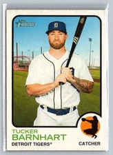 2022 Topps Heritage #111 Tucker Barnhart MLB Base Tigers 