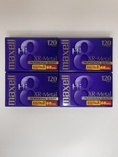 Lot Of 4 Maxell XR-Metal 120 Professional Quality Digital Hi 8mm Video Tape NEW