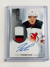 2021-22 The Cup Rookie Patch Autograph RPA #124 Tyce Thompson /249 RC Devils