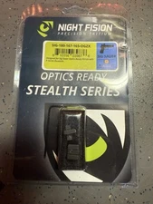 Night Fision Optics Ready Stealth Night Sight Set For Sig P320 / P365 Black