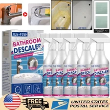 1~5x Bathroom Descaler Spray Jue Fish Bathroom Descaler Stubborn Stains Cleaner