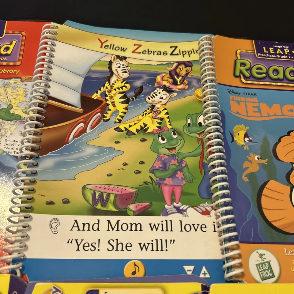 6 Leap Frog LeapPad Explorer Learning Game Cartridge & Book Lot Reading Mix - Image 3 of 4