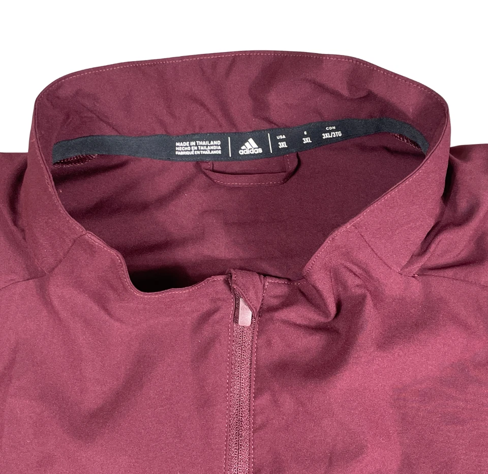 Texas A&M 套衫男式 3XL Maroon Aggies 阿迪达斯半拉链长袖棒球 — 第 2/4 张图片