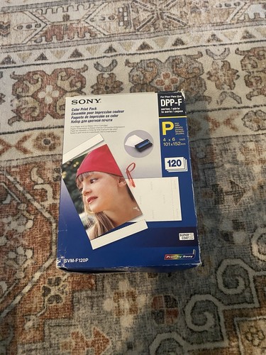 Sony SVM-F120P Color Ink Print Pack DPP-F Series P Size 120 Pack - 第 1/4 張圖片