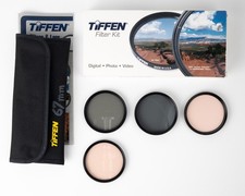 3 pcs Tiffen 67mm Filters CPL and 812 Warming Filter, Pouch, Box
