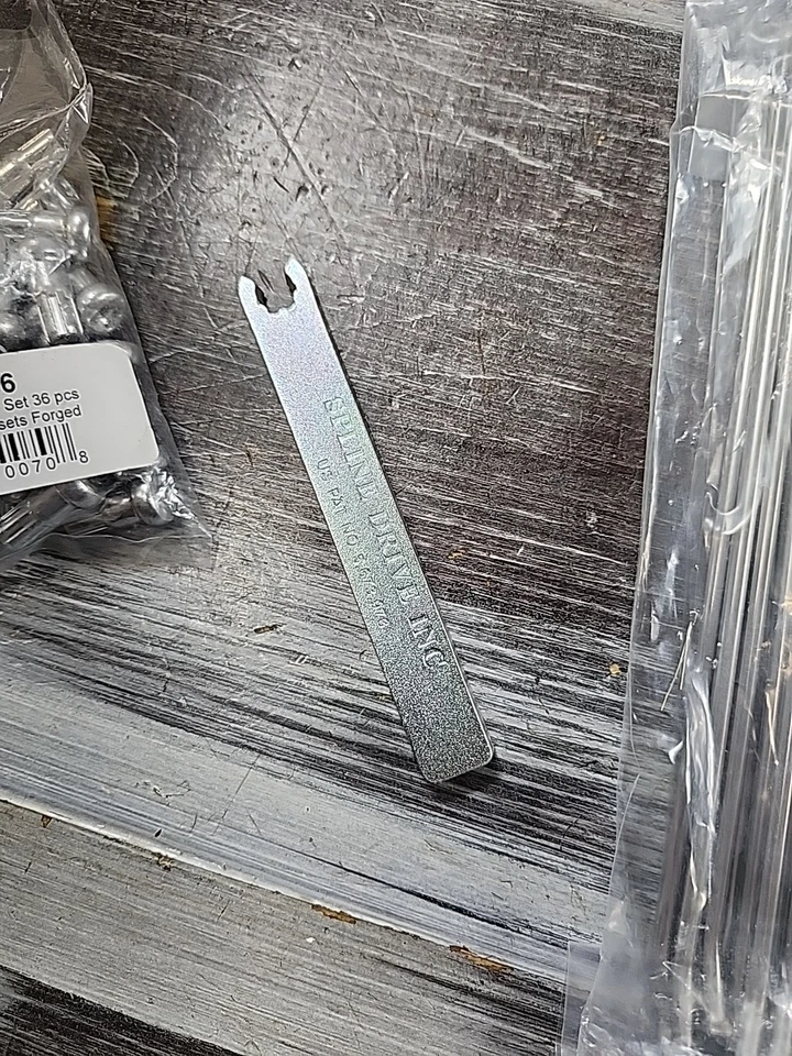 Juego de radios traseros Excel XS8-23197 19x1,85/2,15 Kawasaki KX 125 250 250F 450F Spline Foto 4 de 4