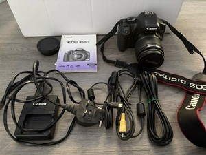 Canon EOS 450D  Digital SLR Camera - Black (Kit with EF-S 18-55mm Lens)