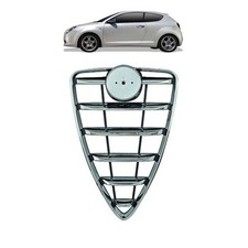 Gitter Blende Stoßstange Mitte für ALFA ROMEO MITO (955_) ab 2008 Chrom