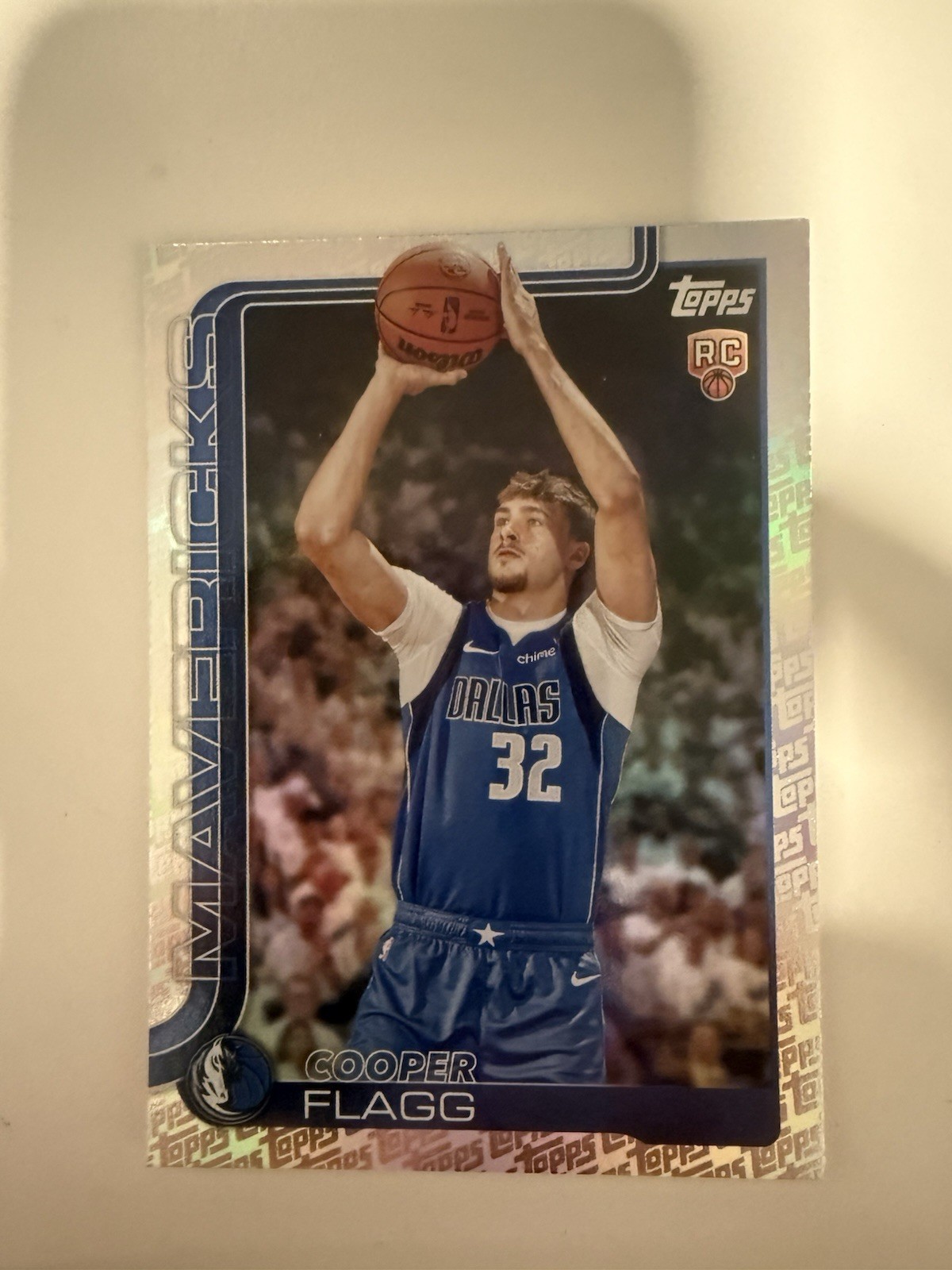 2025-26 Topps - Cooper Flagg #201 Topps Foil Pattern (RC) Fanatics