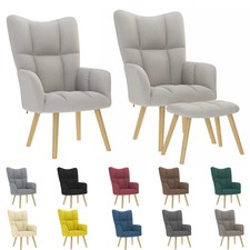 Relaxsessel Stoff Stuhl Polstersessel Liegesessel Polsterstuhl Relaxstuhl Sessel
