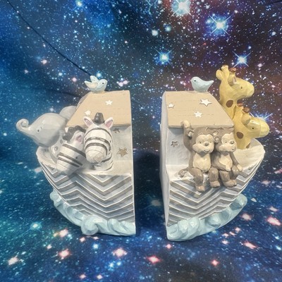 Arche Noah Buchstützen Paar Altes Testament Arche Noah Kinderzimmer Resin