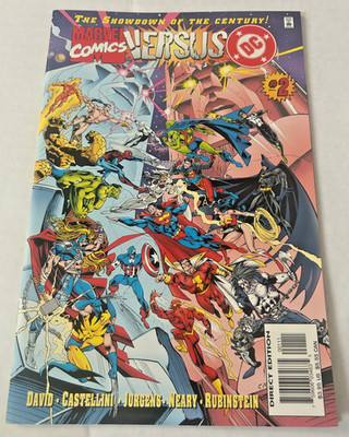 Marvel vs. DC #2 Comic Book Ron Marz Spider-Man Batman Hulk Flash MCU DCU