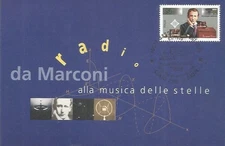 Sasso Marconi 8.6.1995. Radio from Marconi to the music of the stars. UNIQUE PIECE.