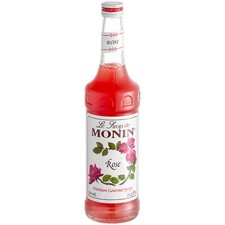 Monin Premium Rose Flavoring Syrup 544SYPAR056A