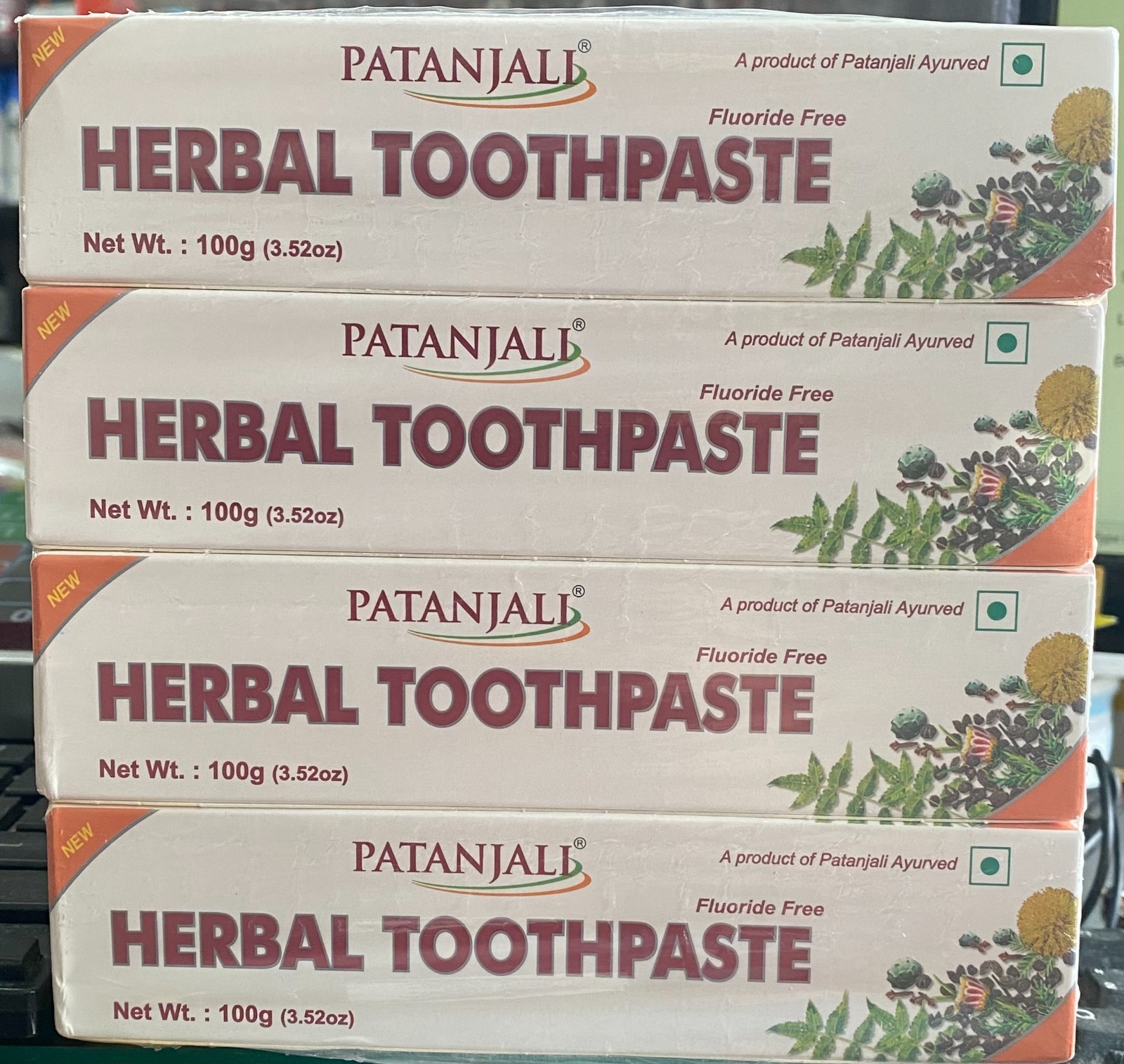 Patanjali new arrival herbal toothpaste 100g EXPORT QUALITY fluoride free