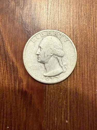 1932-D Key Date Washington Quarter 25c — Fine/F+ Details—Scratches