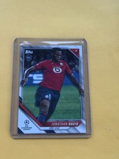 2021-22 Topps UEFA Champions League JONATHAN DAVID Rookie Card #176. rookie card picture