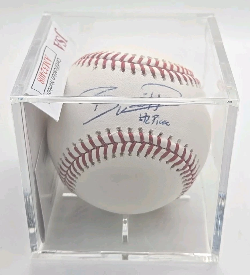 Bobby Witt Jr. Béisbol firmado con inscripción "#2 Pick" Kansas City Royals certificado de autenticidad JSA Foto 3 de 4