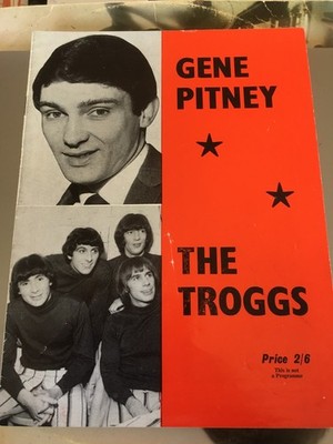 SMALL FACES TROGGS HOLLIES GENE PITNEY ROY ORBISON UNOFFICIAL SHOW SOUVENIR