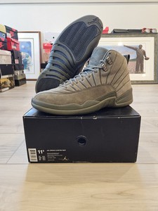 olive green air jordan 12