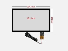 Capacitive Touch Screen + USB Cable Plug and Play 10.1 inch 234*142mm