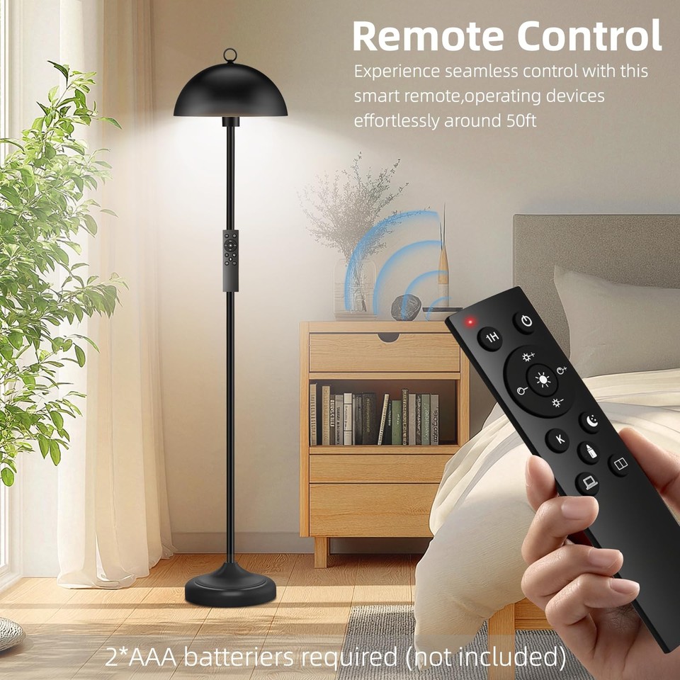 Floor Lamp, Industrial Floor Lamps for Living Room, Smart Standing