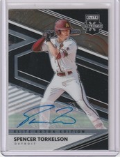 Spencer Torkelson 2020 Panini Elite Extra Edition Optichrome Rc Auto