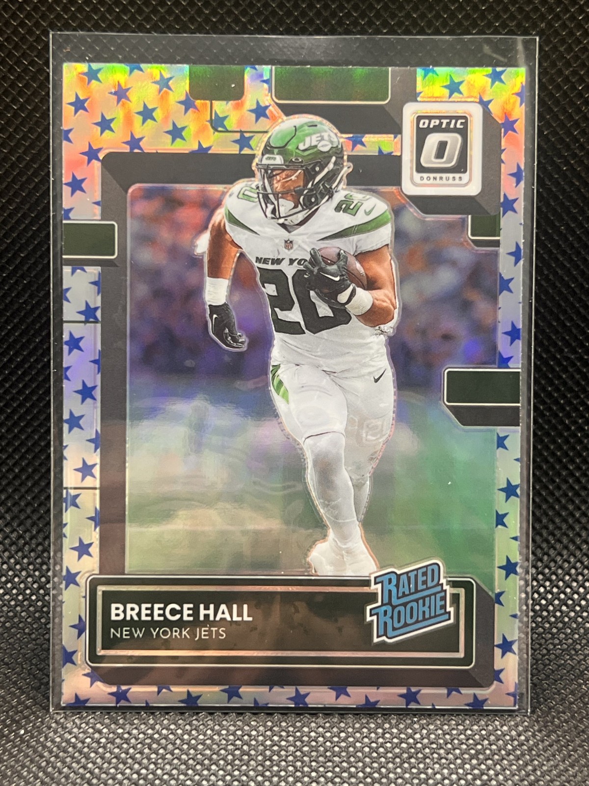 2022 Panini Donruss Optic - Rated Rookie Breece Hall #214 Stars Prizm (RC)