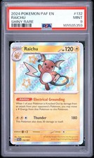 2024 POKEMON PAF EN-PALDEAN FATES SHINY RARE #132 RAICHU PSA 9 on eBay