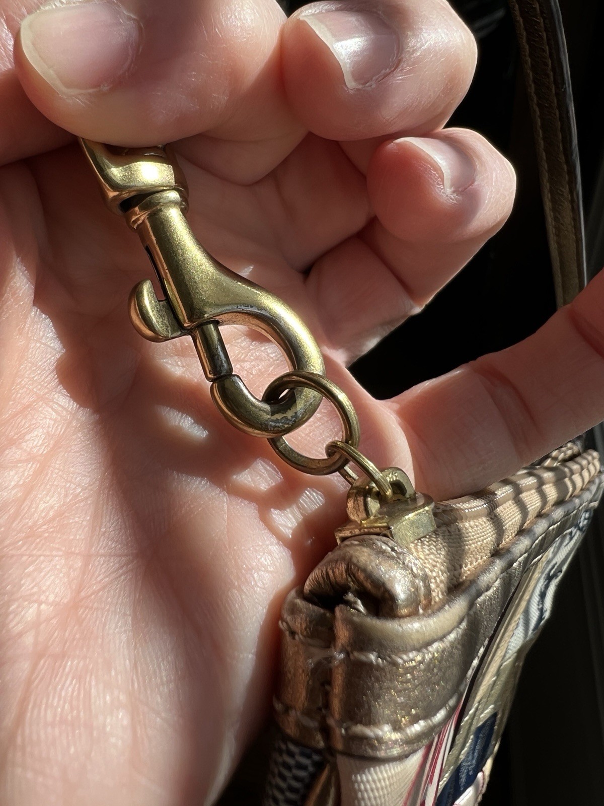 COACH F45653 Multicolor Large Patchwork Wristlet … - image 15