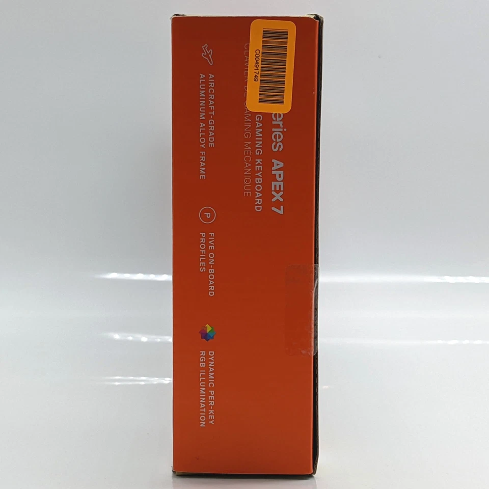 SteelSeries Apex 7 Mechanical Gaming Keyboard Red Linear Switches US64636 - Image 4 of 4