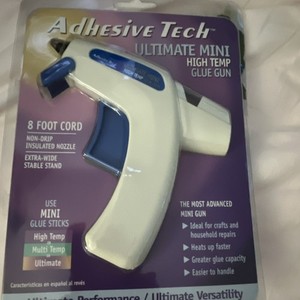 Adhesive Tech & Surebonder Mini High Temp Glue Gun + All Purpose Glue Sticks 18…
