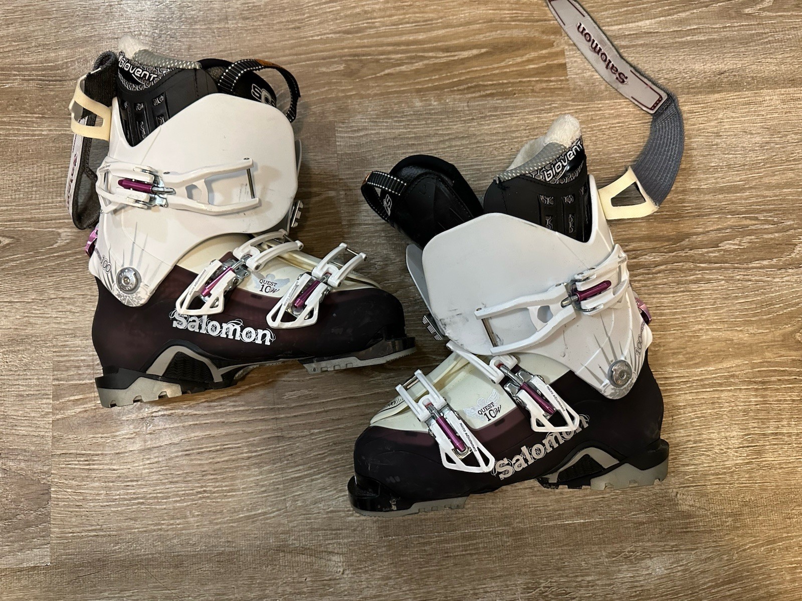 Scarponi da sci Salomon Quest 10W Energyzer 100 donna Mondo taglia 22 5!!