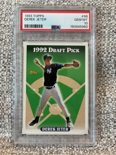 1993 Topps Derek Jeter Rookie RC #98 PSA 10 GEM MT New York Yankees