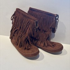 Ladies moccasin boots