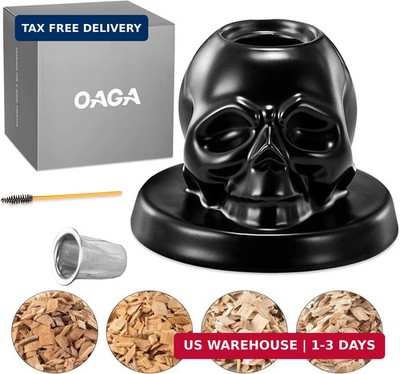 Whiskey Smoker Kit - 4 Wood Chips, Cocktail Smoker Infuser Kit, Old Fashioned...