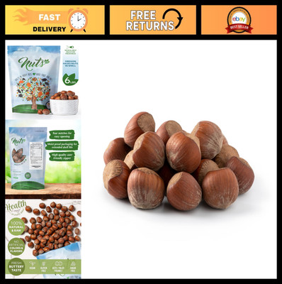 Raw Oregon Hazelnuts in Shell - Whole, Unsalted, Non-GMO, Fresh & Buttery Taste,
